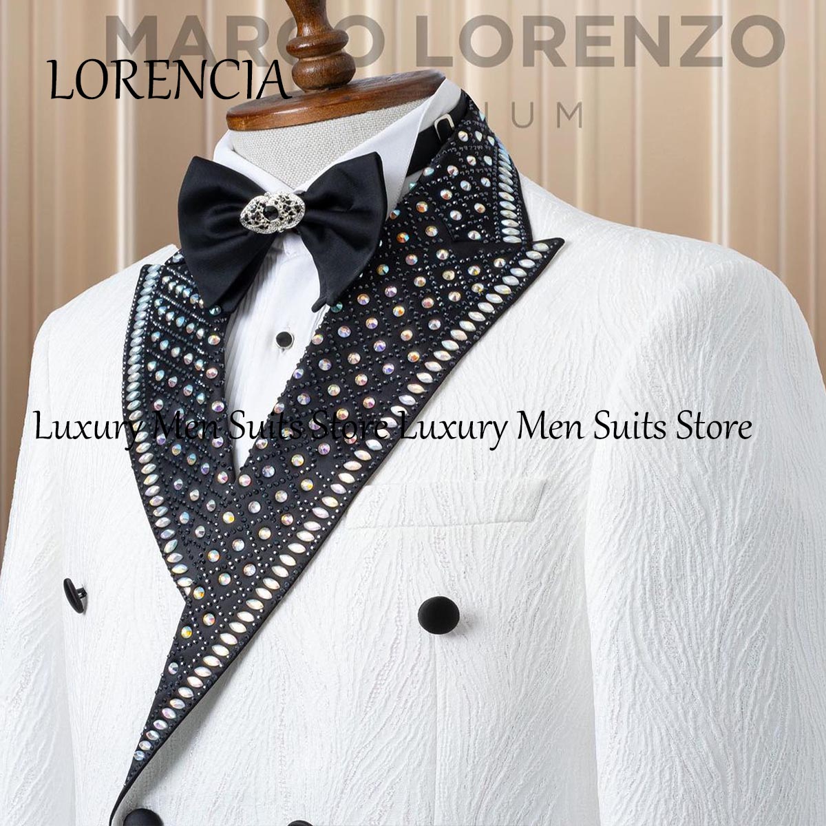 Luxury Crystals Beaded Lapel T - огляд і ціна Mens Grooming Kit Luxury