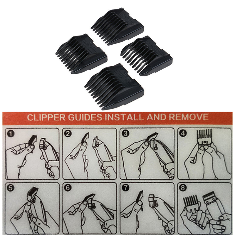 Hair Cutting Guide Comb 4Pcs S - огляд і ціна Mens Grooming Kit Gift Set
