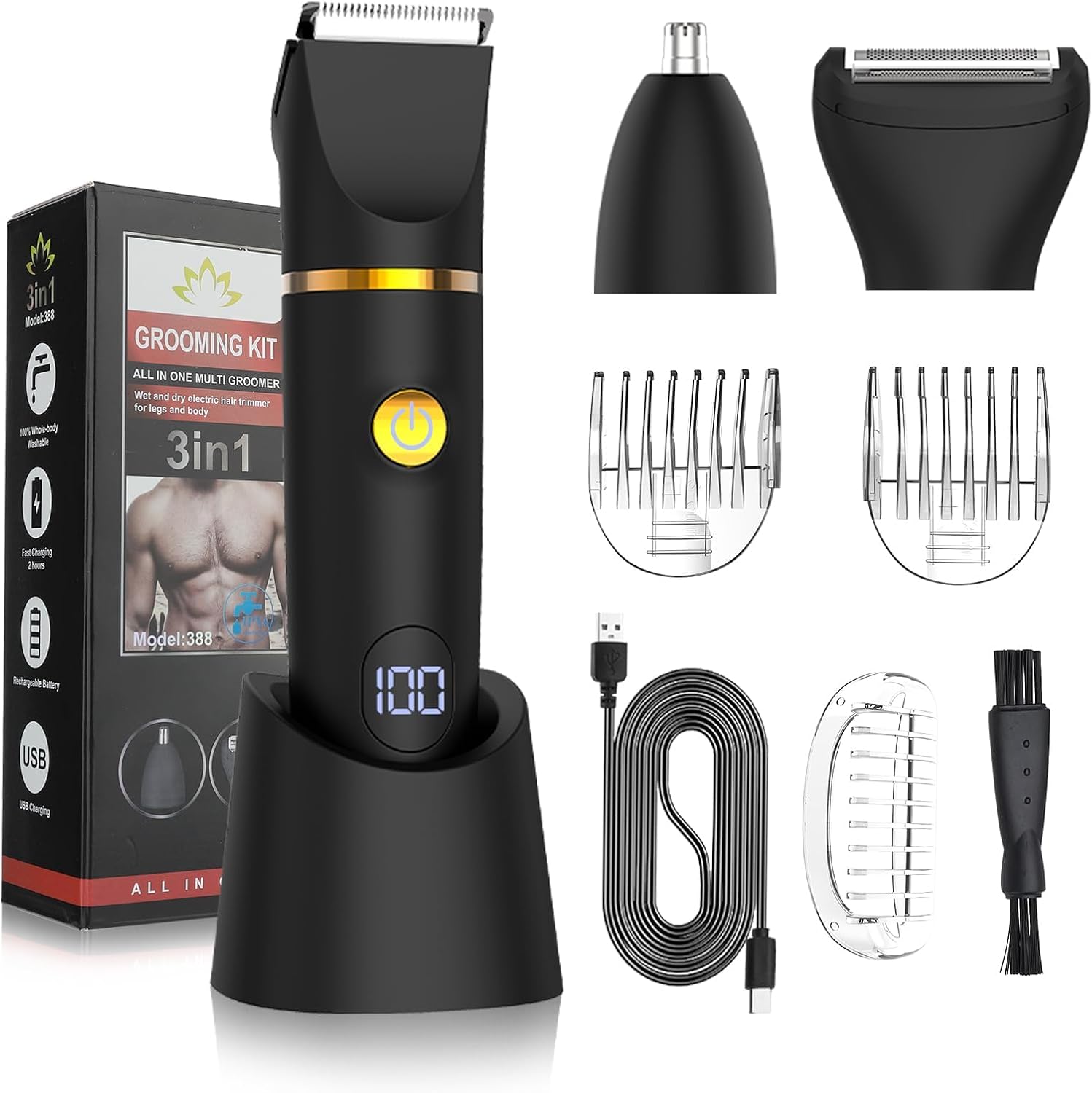 Body Trimmer for Men Woman, 3  - огляд і ціна Men'S Grooming Hair Removal