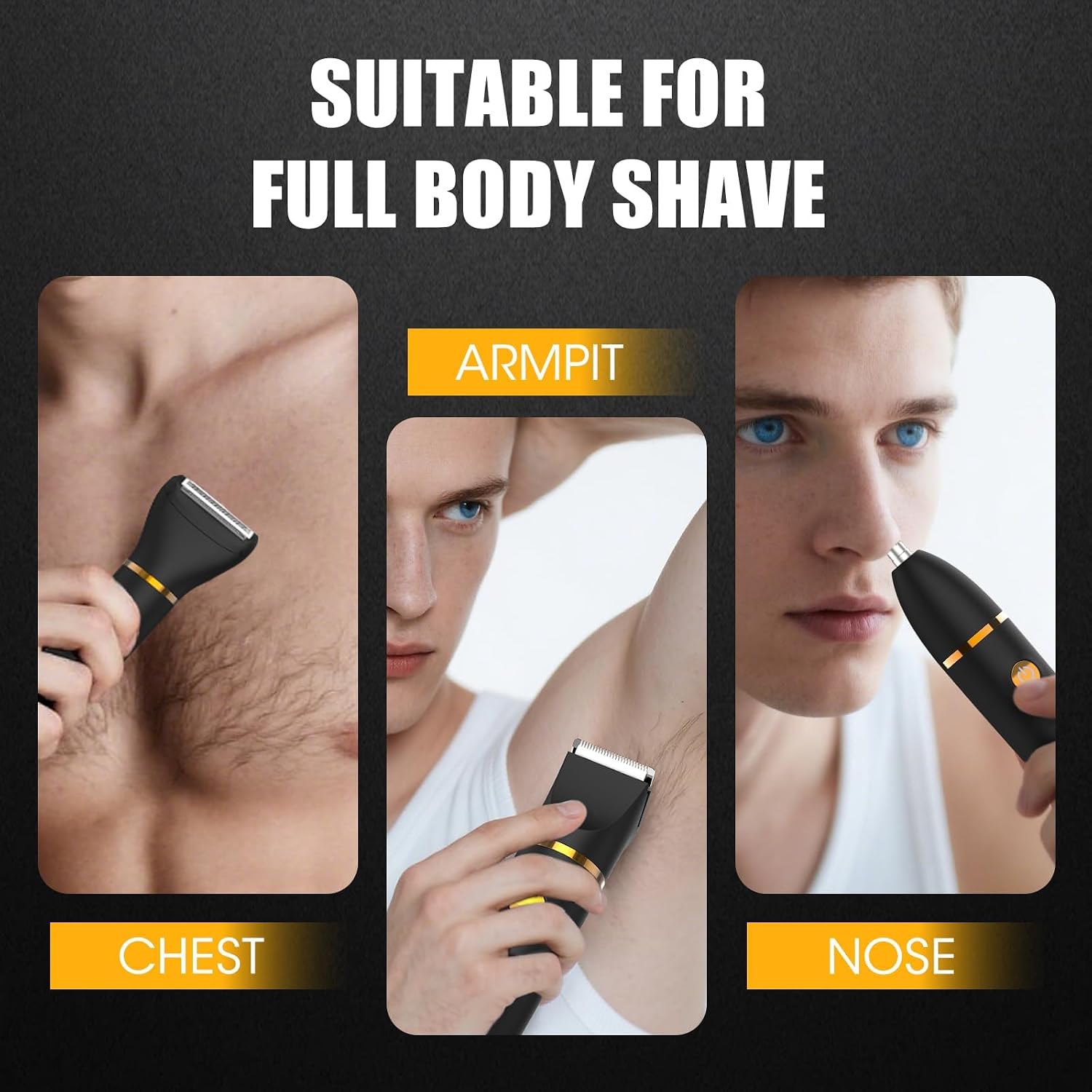 Body Trimmer for Men Woman, 3  - огляд і ціна Men'S Grooming Hair Removal