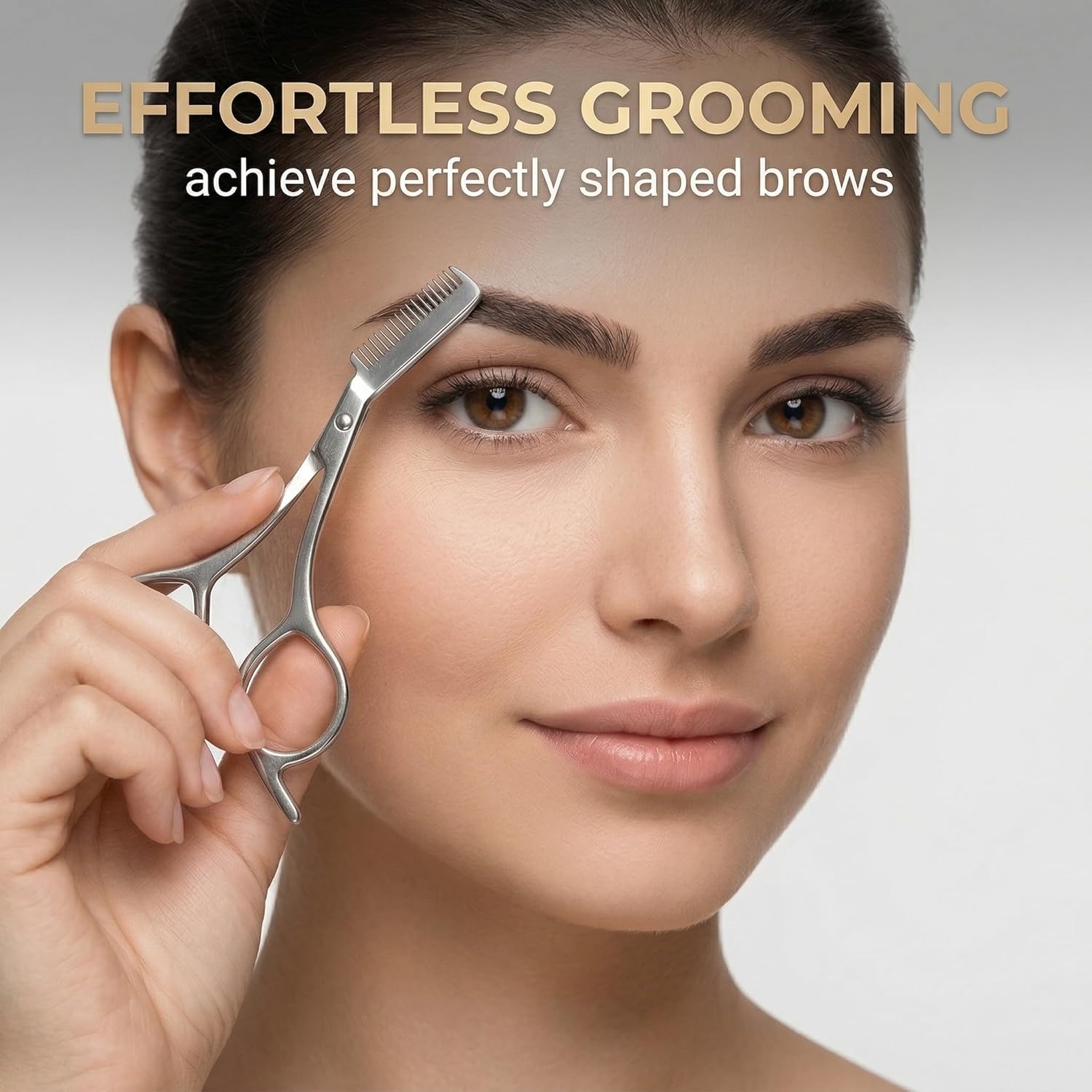 Stainless Steel Eyebrow Scisso - огляд і ціна Men'S Grooming Mirror
