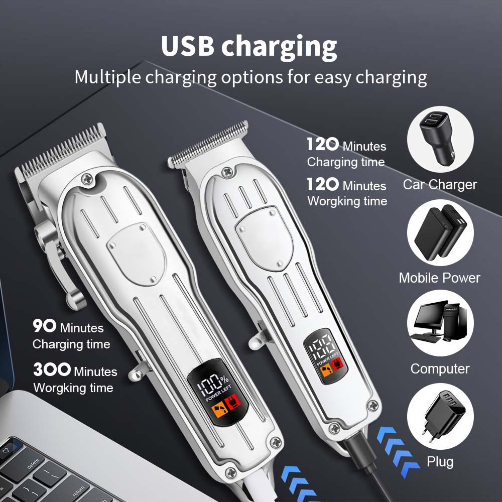 Professional Hair Clipper Set  - огляд і ціна Beard Trimmer Cordless