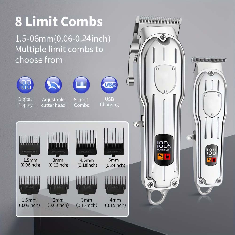 Professional Hair Clipper Set  - огляд і ціна Beard Trimmer Cordless