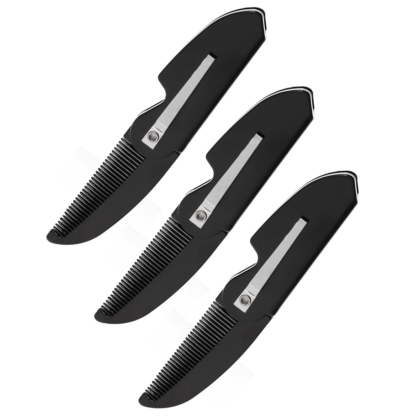 3Pcs Foldable Beard Combs Plas - огляд і ціна Grooming Men'S Hair