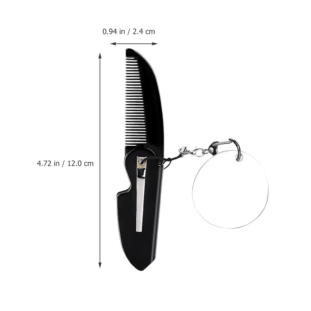 Groom Comb Handheld Foldable f - огляд і ціна Men'S Grooming Mirror