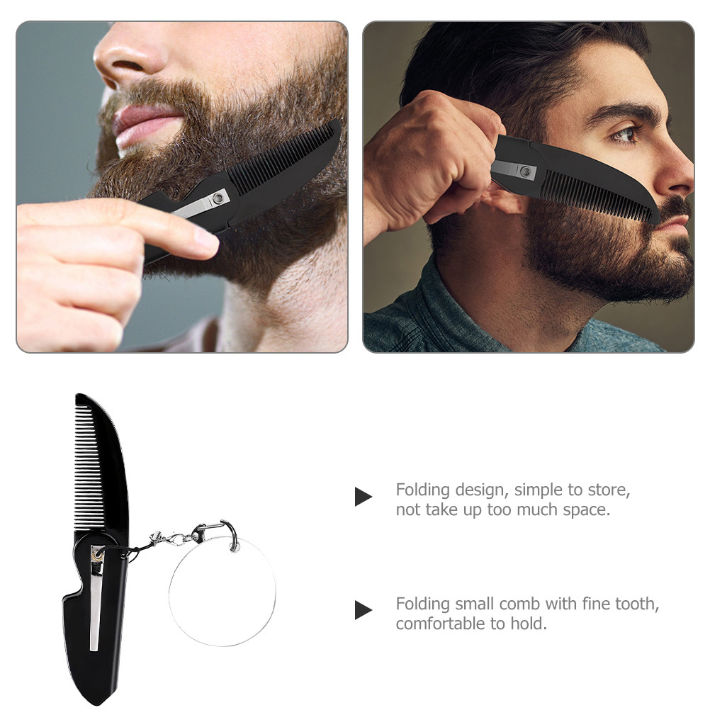 Groom Comb Handheld Foldable f - огляд і ціна Men'S Grooming Mirror