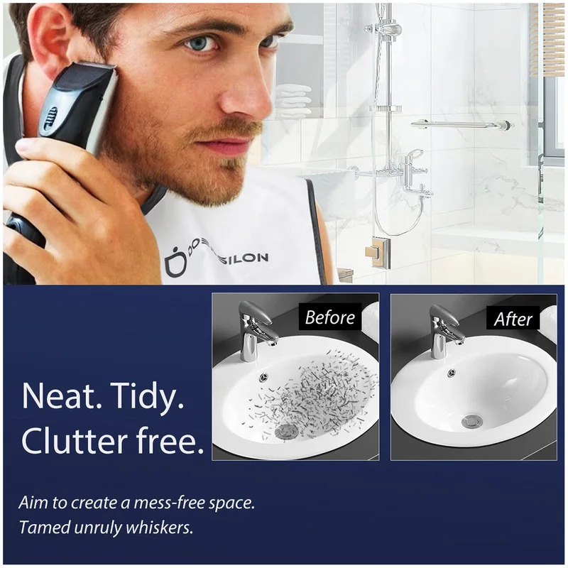 1pc Men Beard Shaving Apron Tr - огляд і ціна Men'S Grooming Mirror