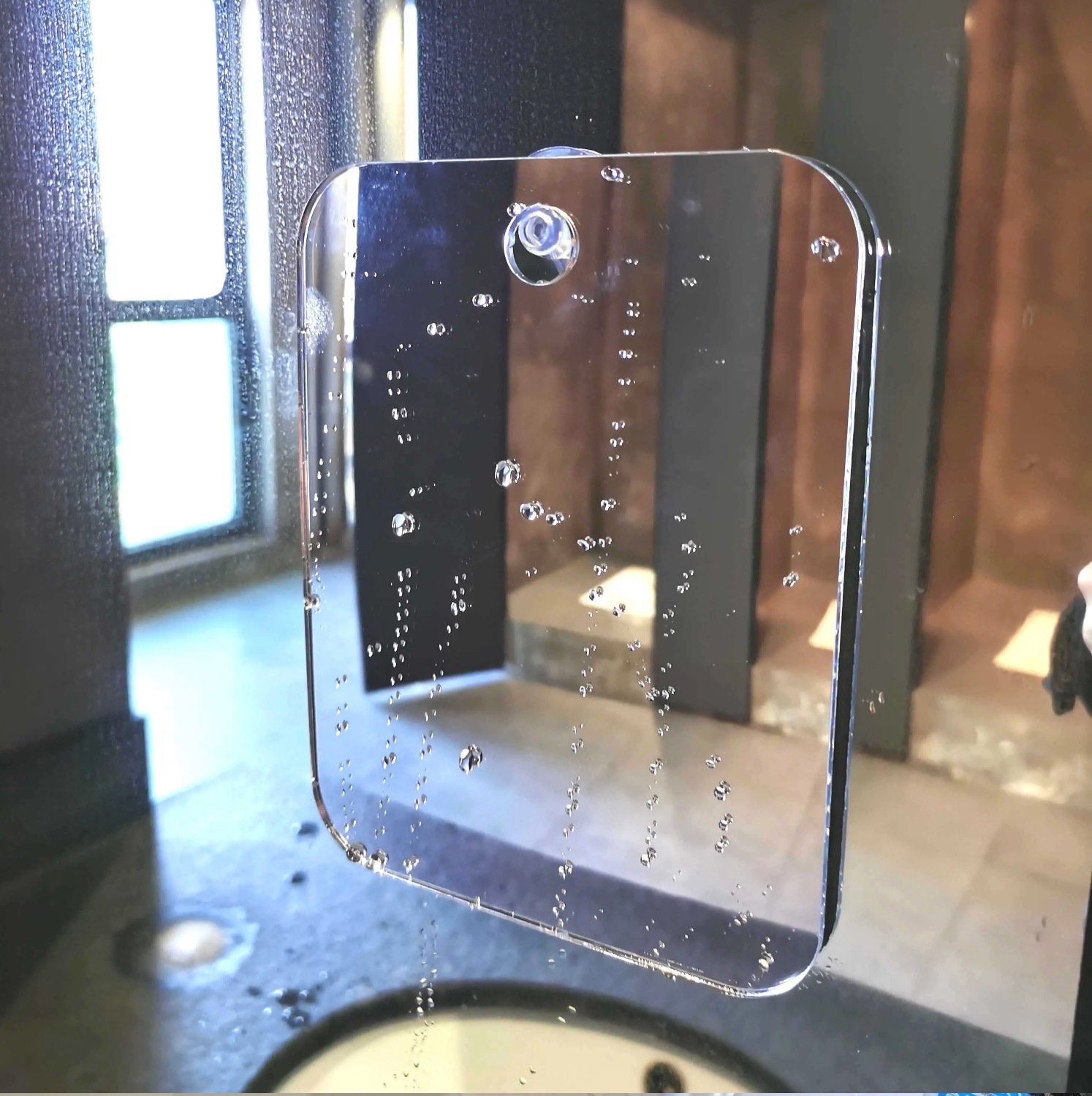 HTMCK Acrylic Shower Mirror wi - огляд і ціна Men'S Grooming Mirror