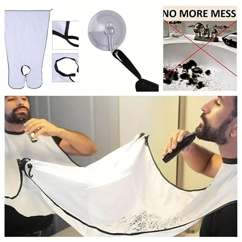 Shaving Hair Catcher Beard Bib - огляд і ціна Men'S Grooming Mirror