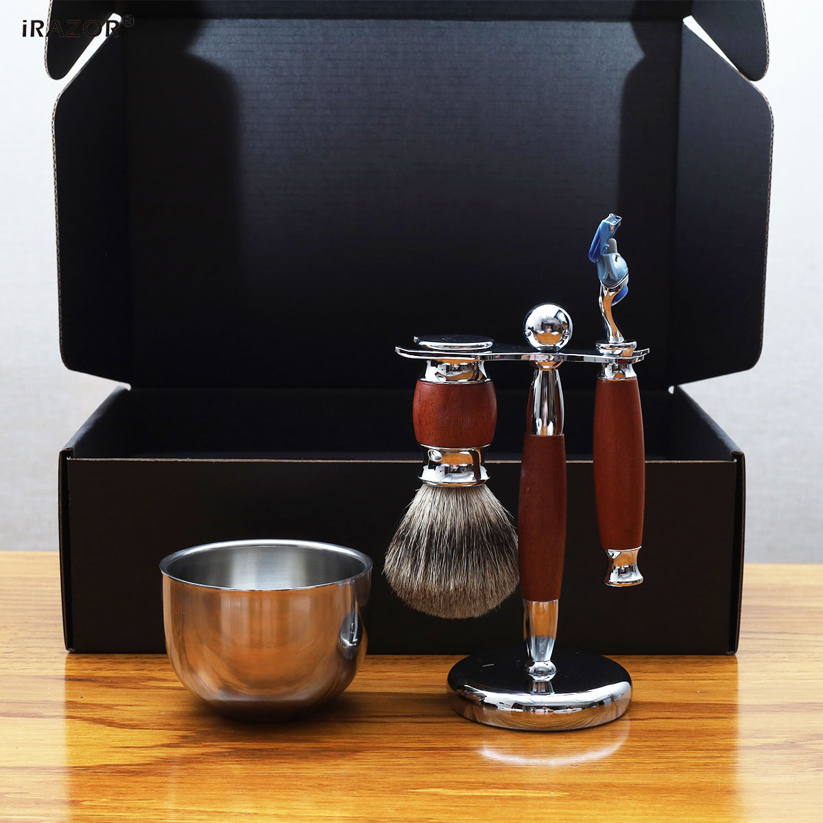 iRAZOR Luxury Men's 5 Blade Ra - огляд і ціна Mens Grooming Kit Gift Set