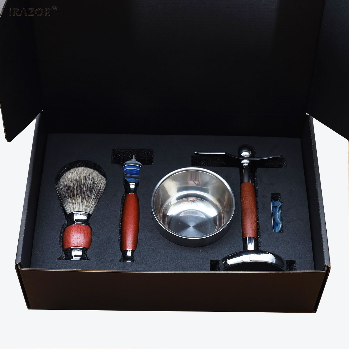 iRAZOR Luxury Men's 5 Blade Ra - огляд і ціна Mens Grooming Kit Gift Set