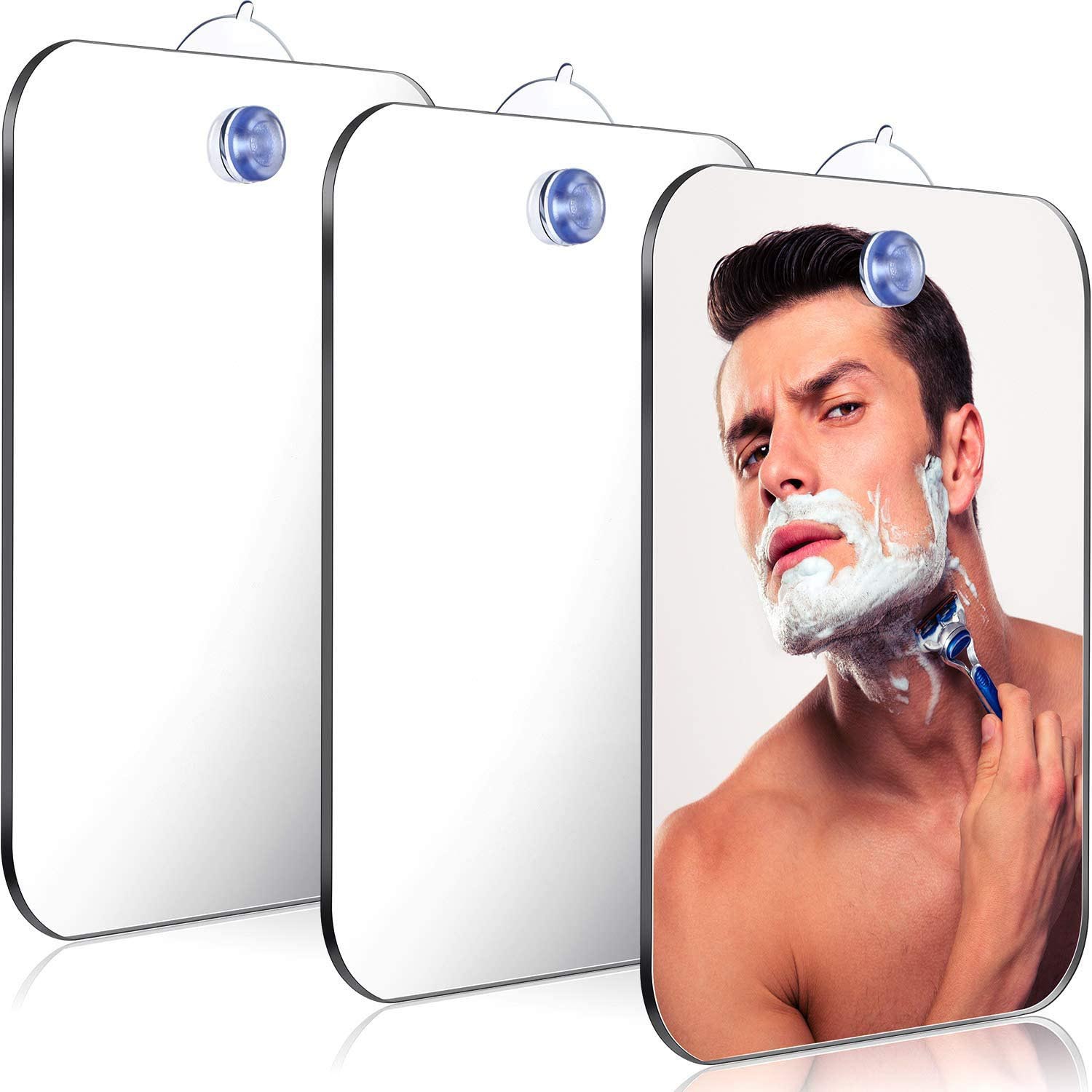 1PCS Acrylic Shower Mirror wit - огляд і ціна Men'S Grooming Mirror