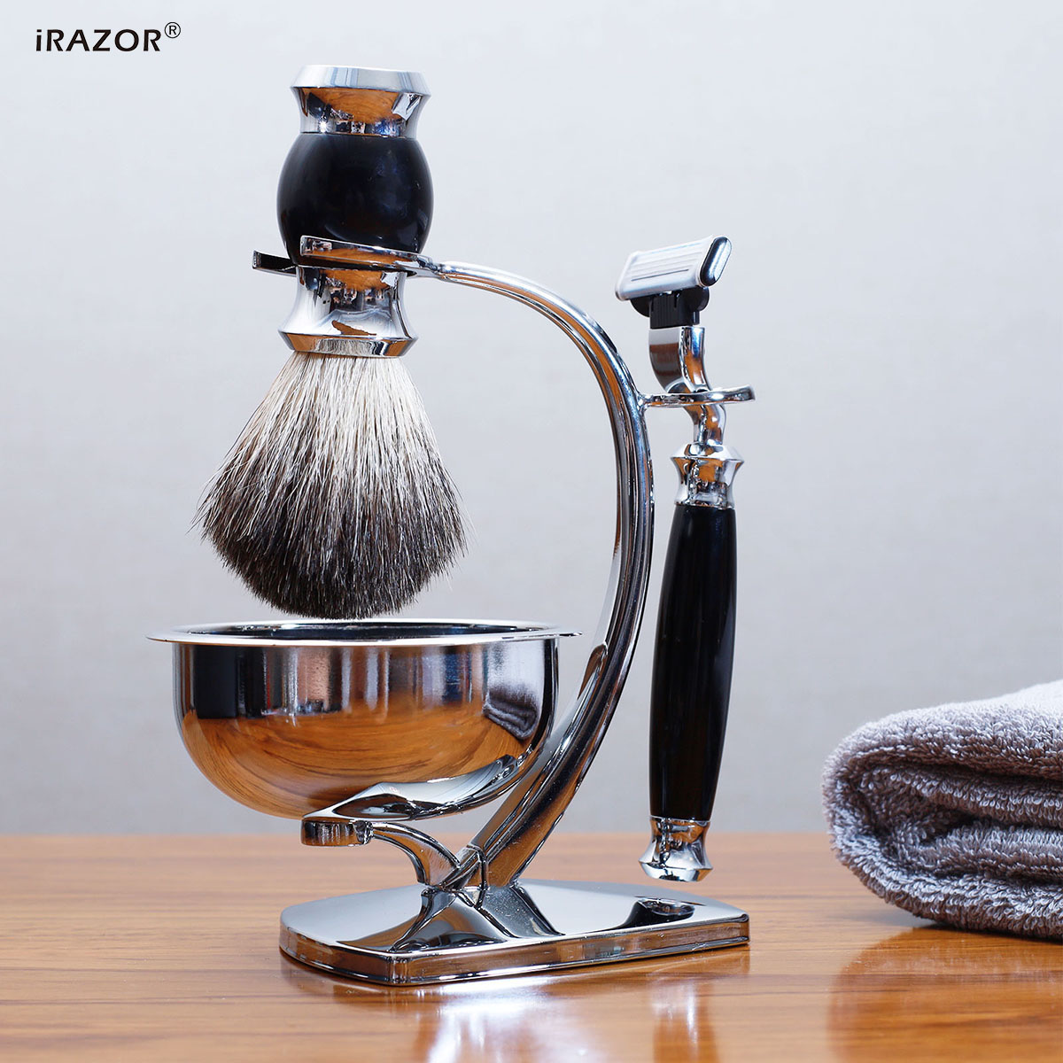 iRAZOR Classic 4-in-1 Wet Shav - огляд і ціна Mens Grooming Kit Gift Set